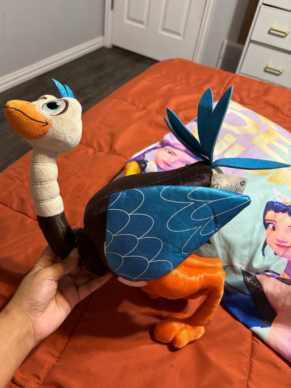 Disney Store Miles From Tomorrowland MERC THE OSTRICH Plush Stuffed Toy 18"